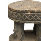 Vintage African Wooden Stool - Berbere Imports