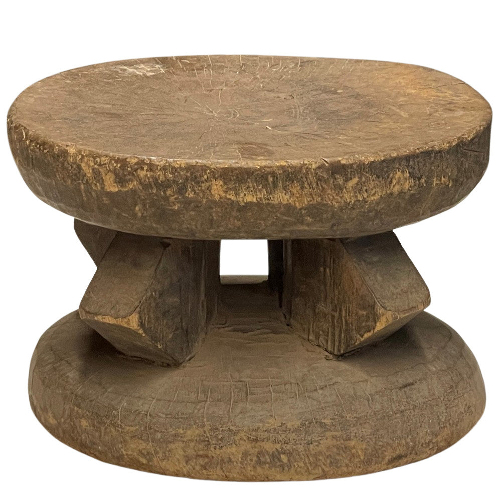 Vintage African Wooden Stool - Berbere Imports