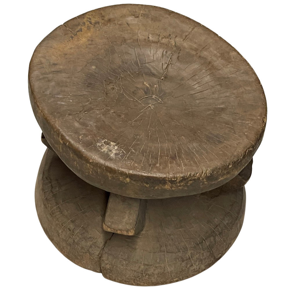 Vintage African Wooden Stool - Berbere Imports