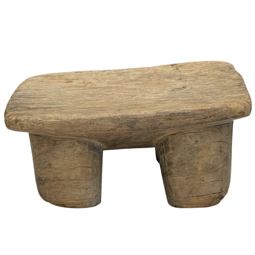 Vintage African Wooden Stool - Berbere Imports