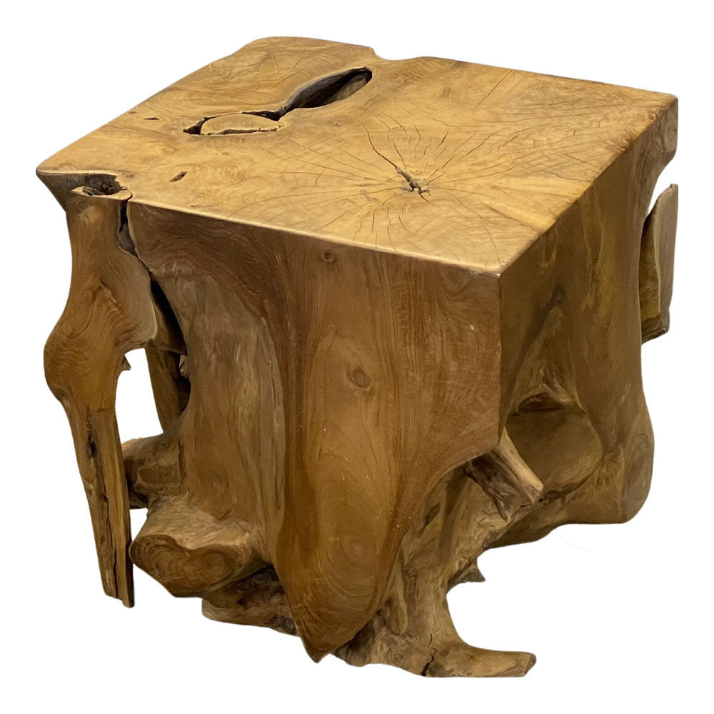 Indonesian Teak Root Stool - Berbere Imports