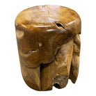 Indonesian Teak Stool - Berbere Imports