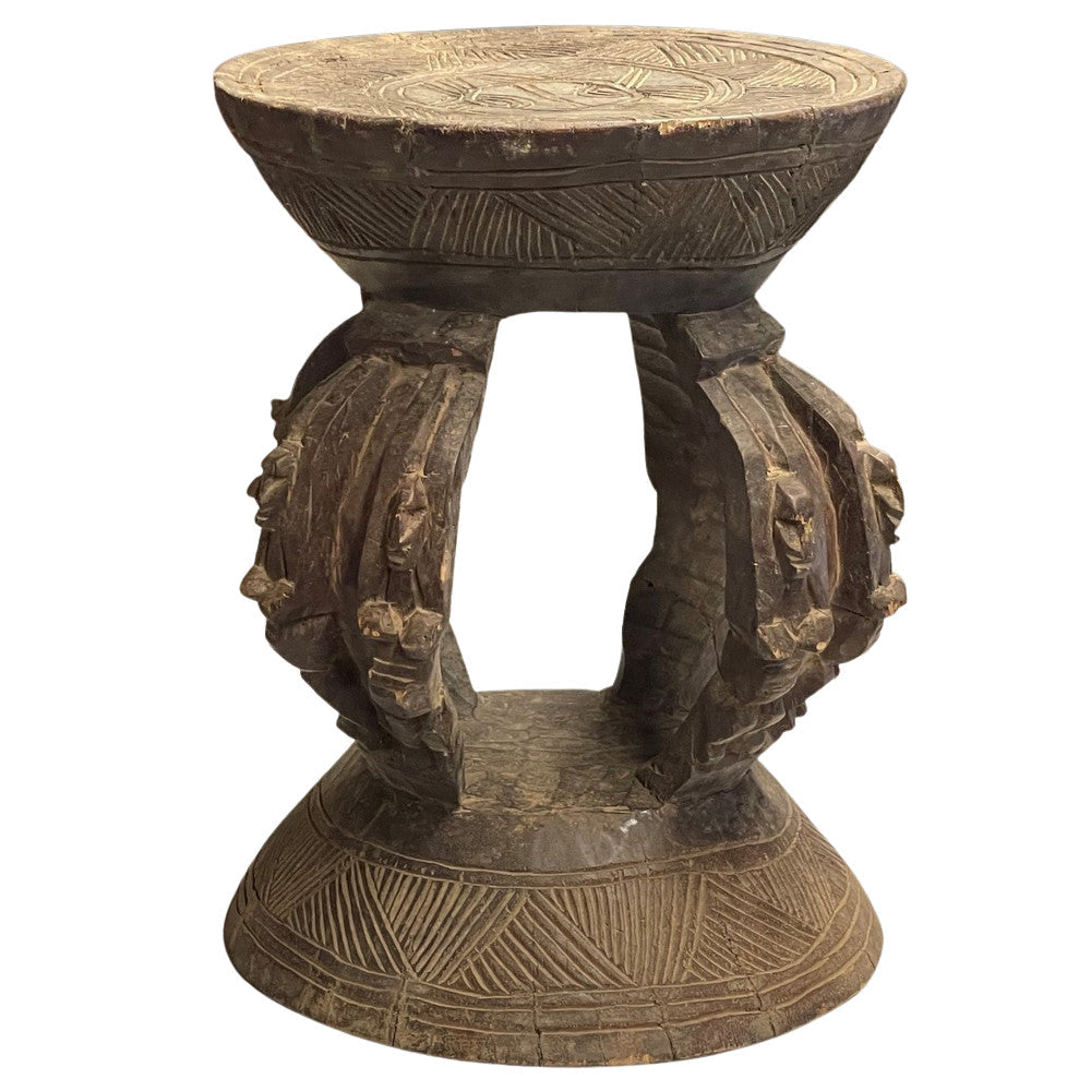 Vintage Ivory Coast Stool - Berbere Imports