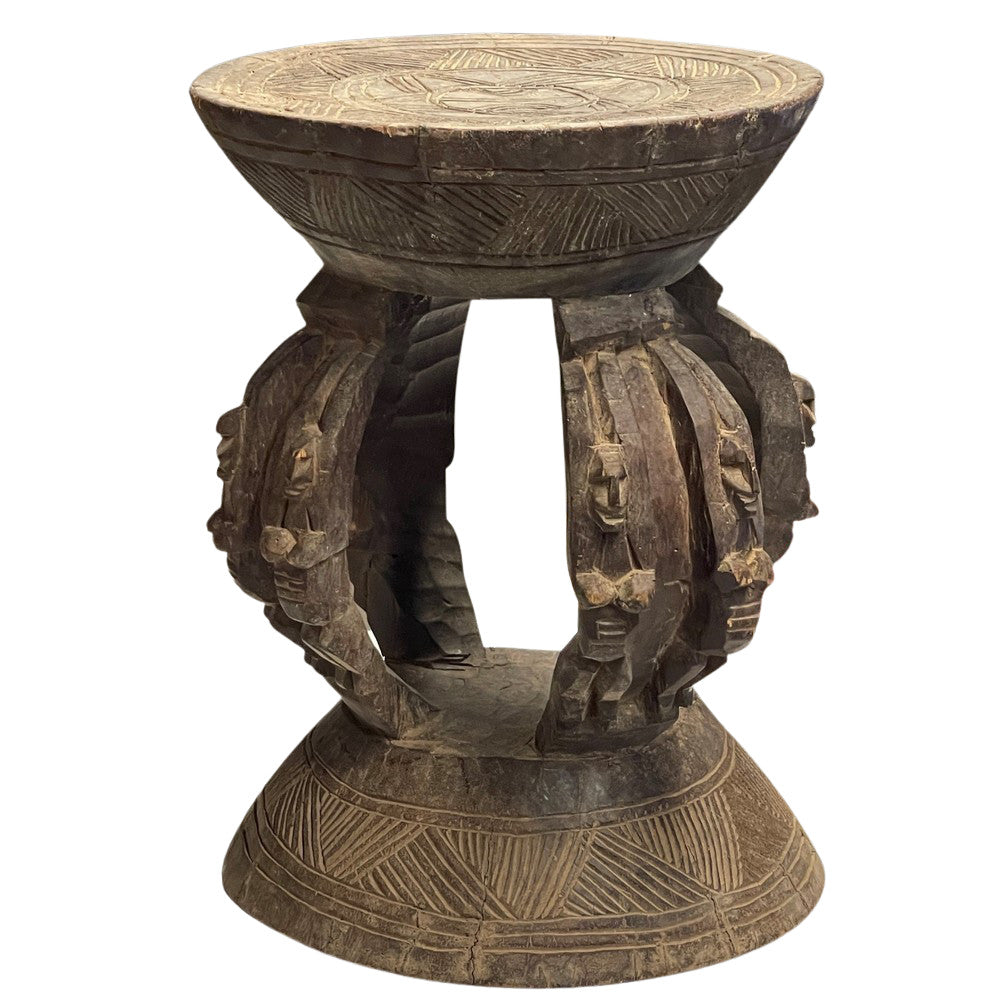 Vintage Ivory Coast Stool - Berbere Imports