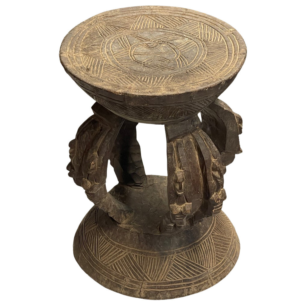 Vintage Ivory Coast Stool - Berbere Imports