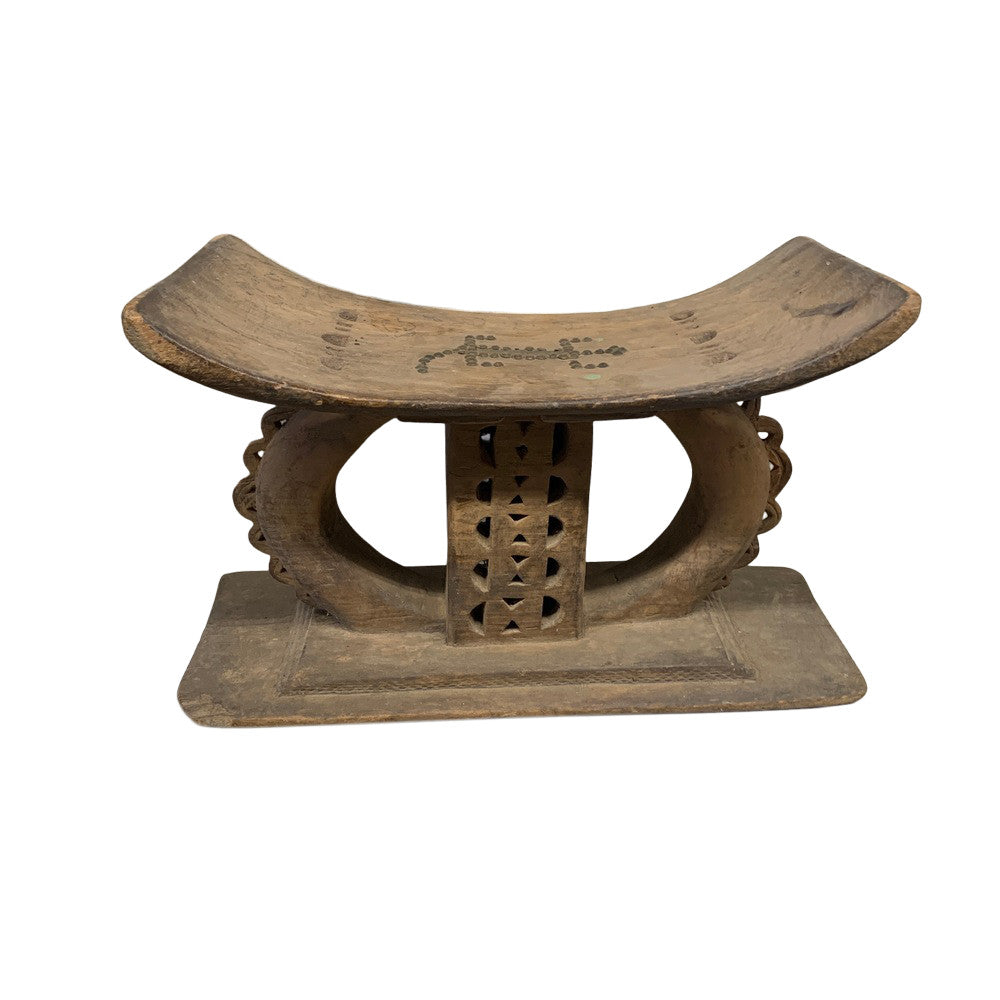 Vintage Wooden Ashanti Stool - Berbere Imports