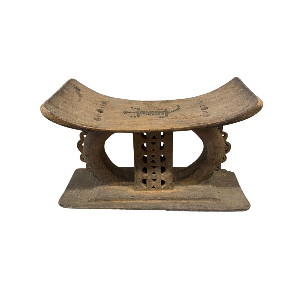 Vintage Wooden Ashanti Stool - Berbere Imports