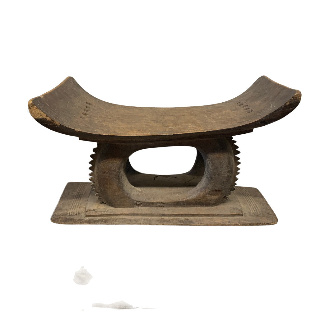 Vintage Wooden Ashanti Stool - Berbere Imports