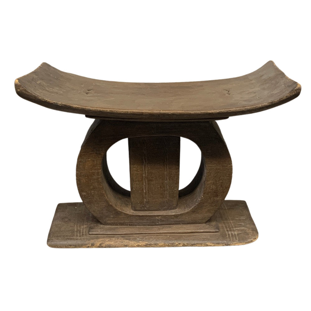 Vintage Wooden Ashanti Stool - Berbere Imports