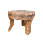 Vintage Nagaland Wooden Stool - Berbere Imports