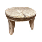 Vintage Nagaland Wooden Stool - Berbere Imports