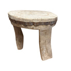 Vintage Nagaland Wooden Stool - Berbere Imports