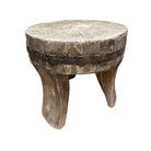 Vintage Nagaland Wooden Stool - Berbere Imports