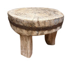 Vintage Nagaland Wooden Stool - Berbere Imports