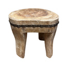 Vintage Nagaland Wooden Stool - Berbere Imports