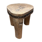 Vintage Nagaland Wooden Stool - Berbere Imports