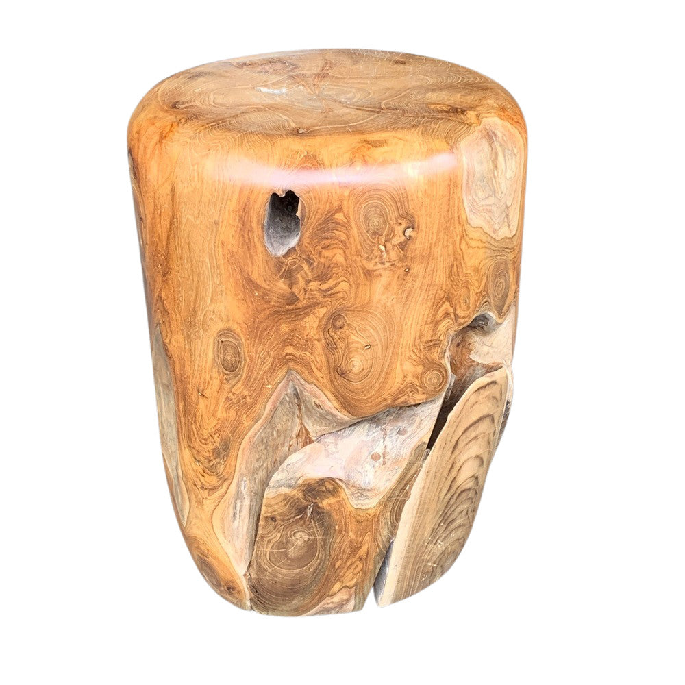 Round Wooden Stool - Berbere Imports