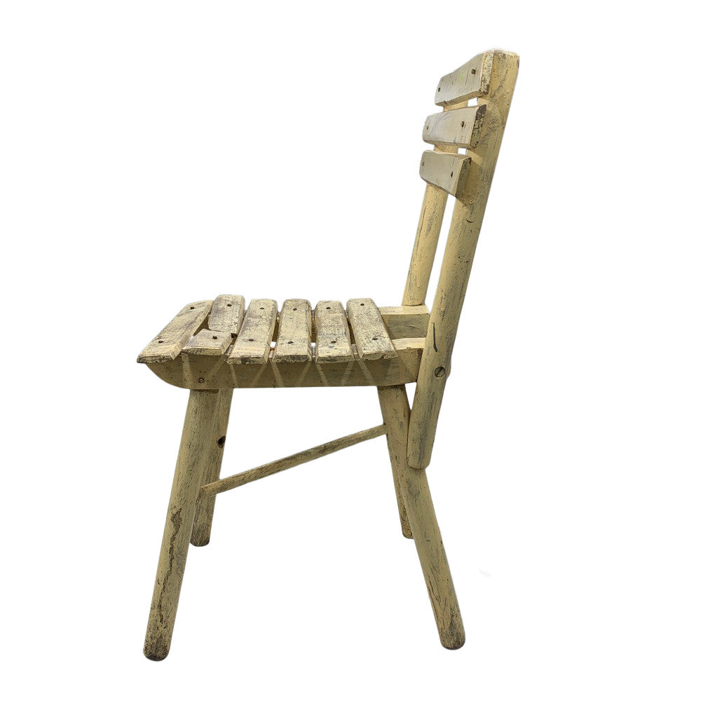 Vintage Small Wooden Child Chair - Berbere Imports