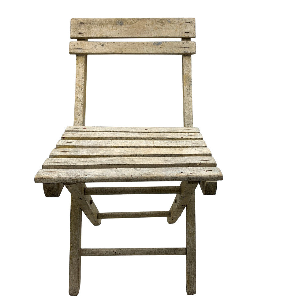 Vintage Small Wooden Child Chair - Berbere Imports