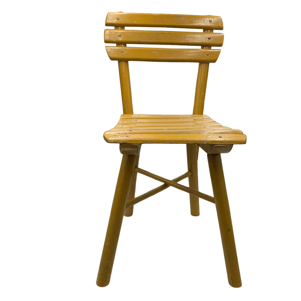 Vintage Small Wooden Child Chair - Berbere Imports