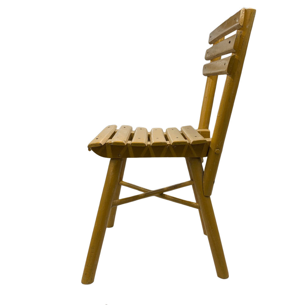 Vintage Small Wooden Child Chair - Berbere Imports