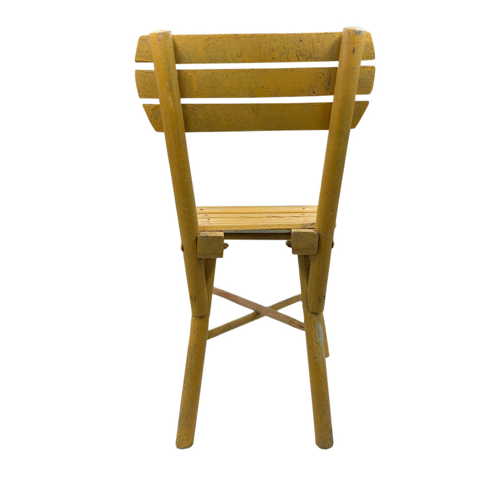 Vintage Small Wooden Child Chair - Berbere Imports