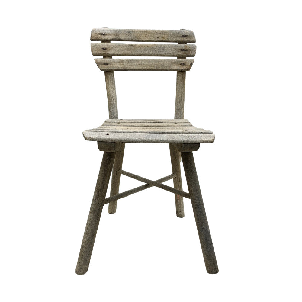 Vintage Small Wooden Child Chair - Berbere Imports