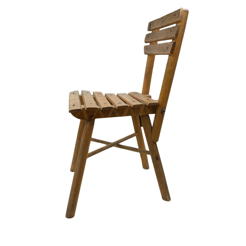 Vintage Small Wooden Child Chair - Berbere Imports