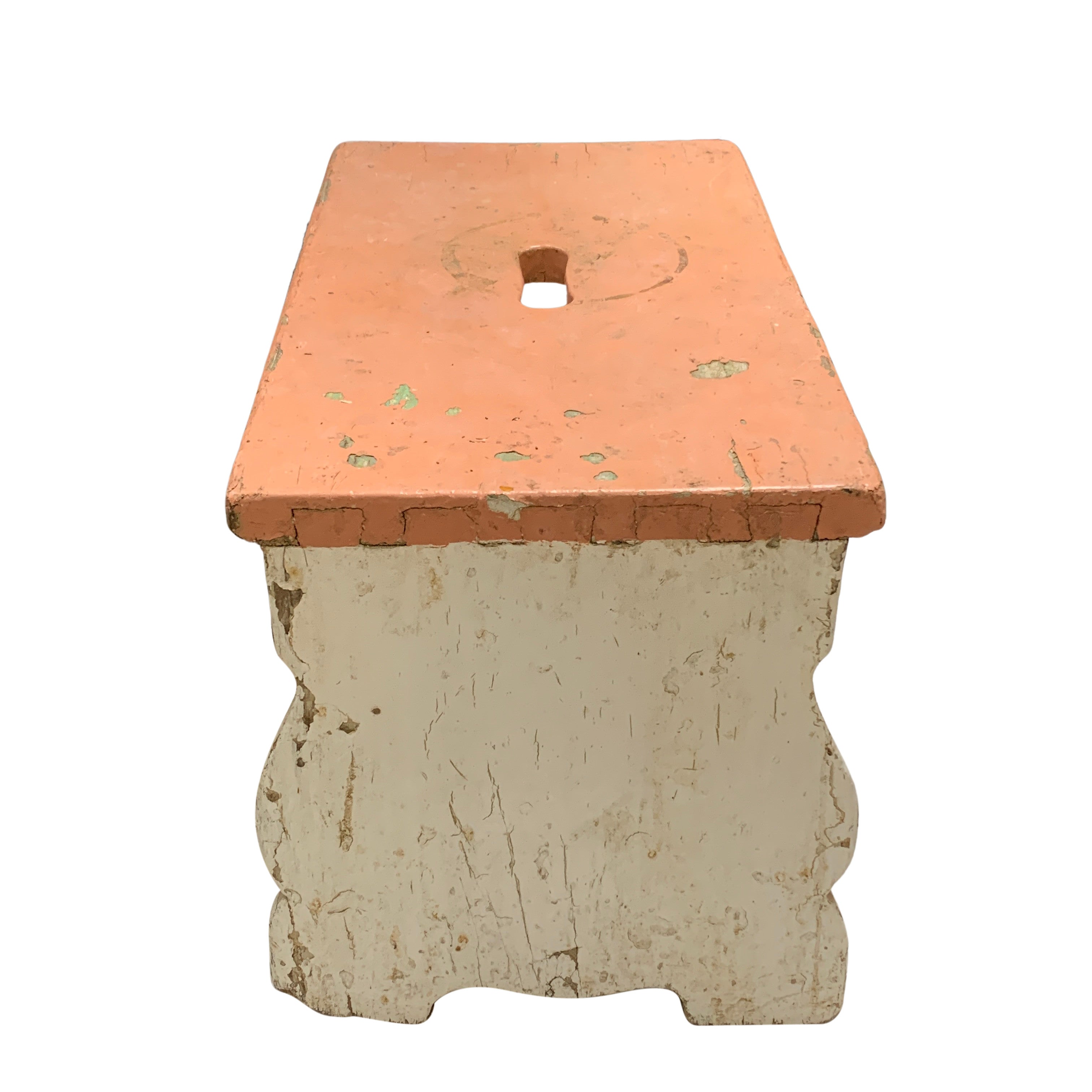Antique Farmhouse Wooden Step Stool - Berbere Imports
