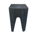 Black Teak Stool - Berbere Imports