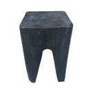 Black Teak Stool - Berbere Imports