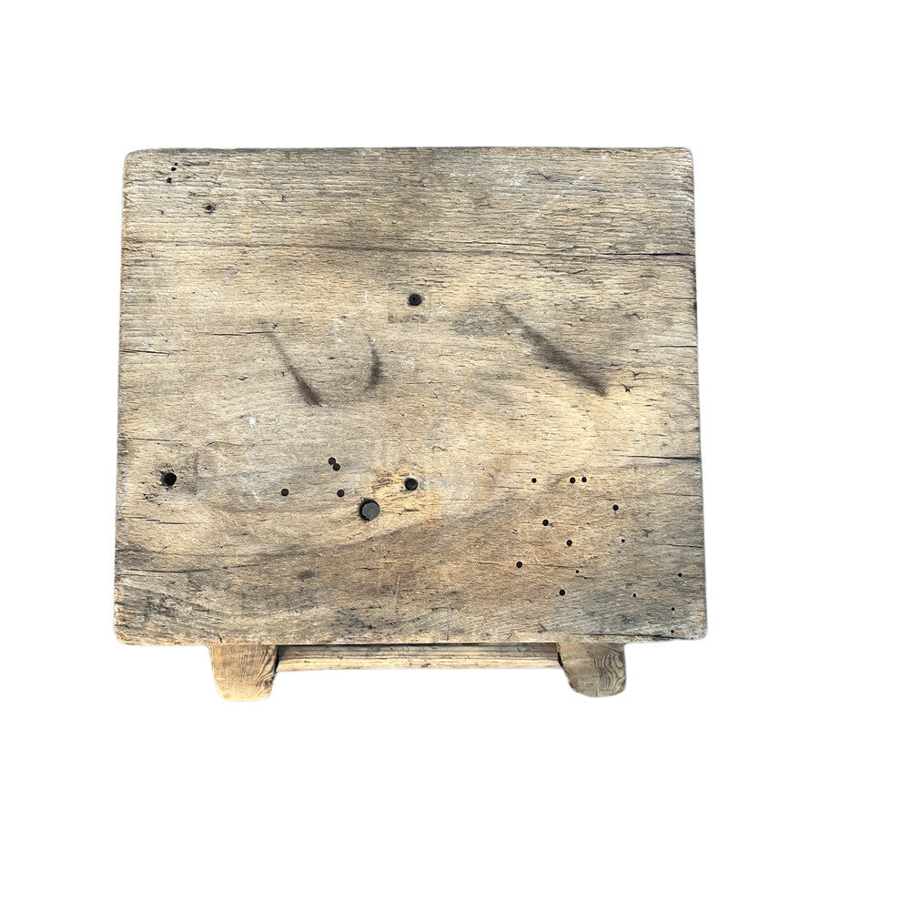 Vintage Wooden Stool - Berbere Imports