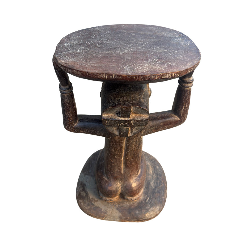 Antique African Wooden Stool - Berbere Imports