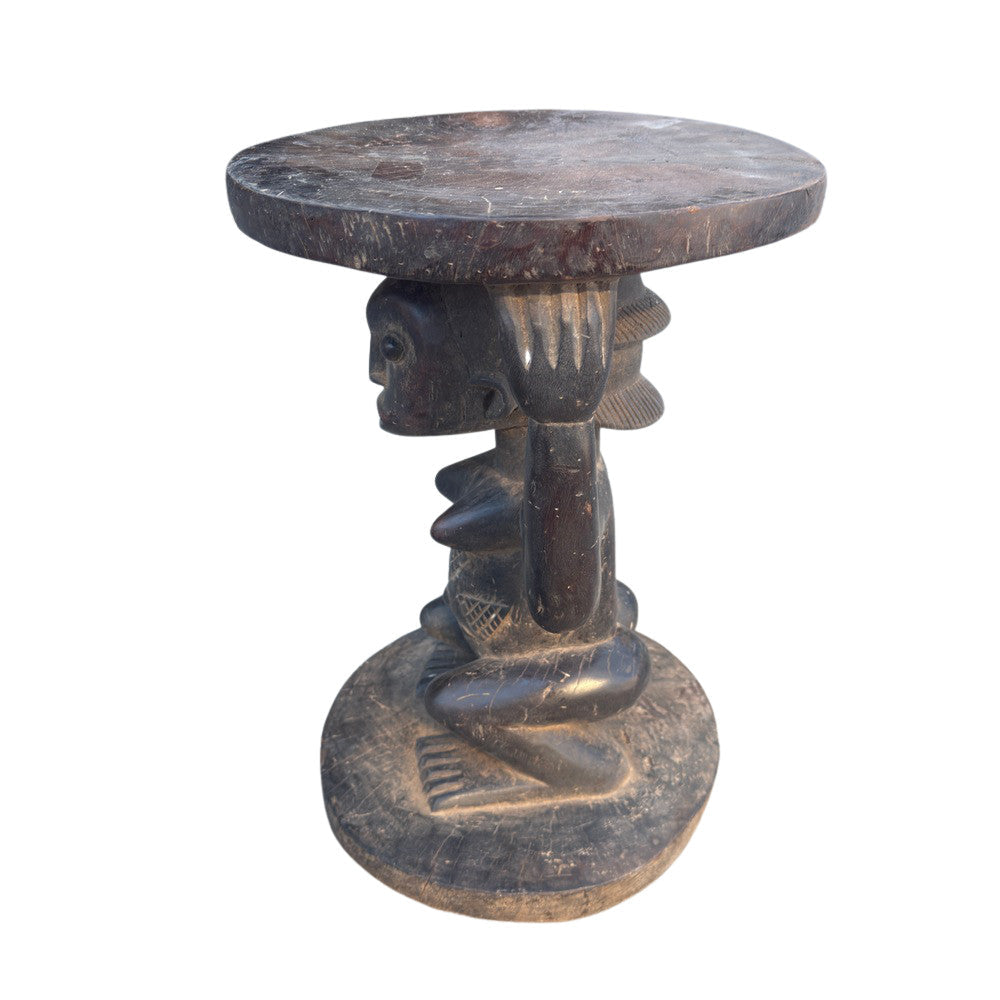 Antique African Wooden Stool - Berbere Imports