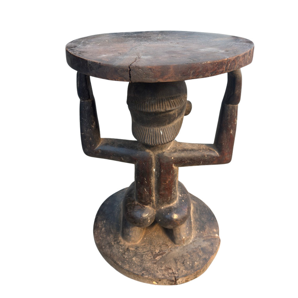 Antique African Wooden Stool - Berbere Imports