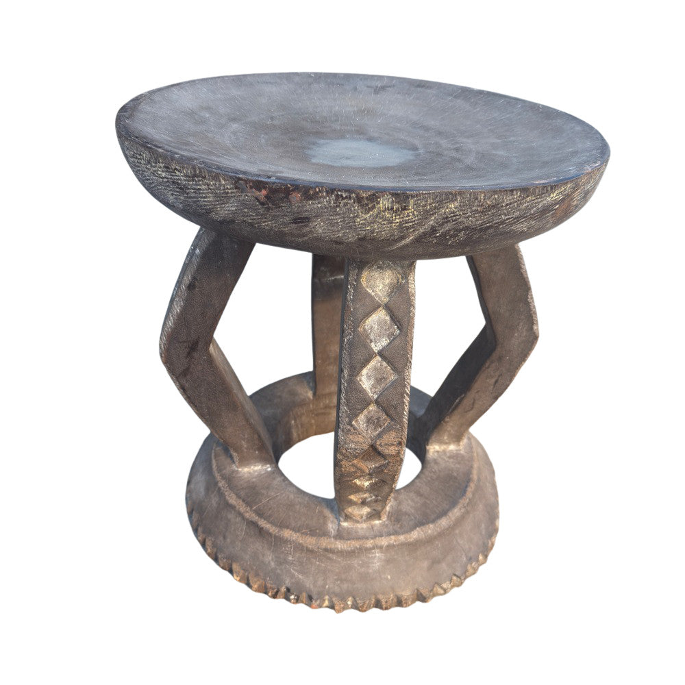 Antique African Wooden Stool - Berbere Imports