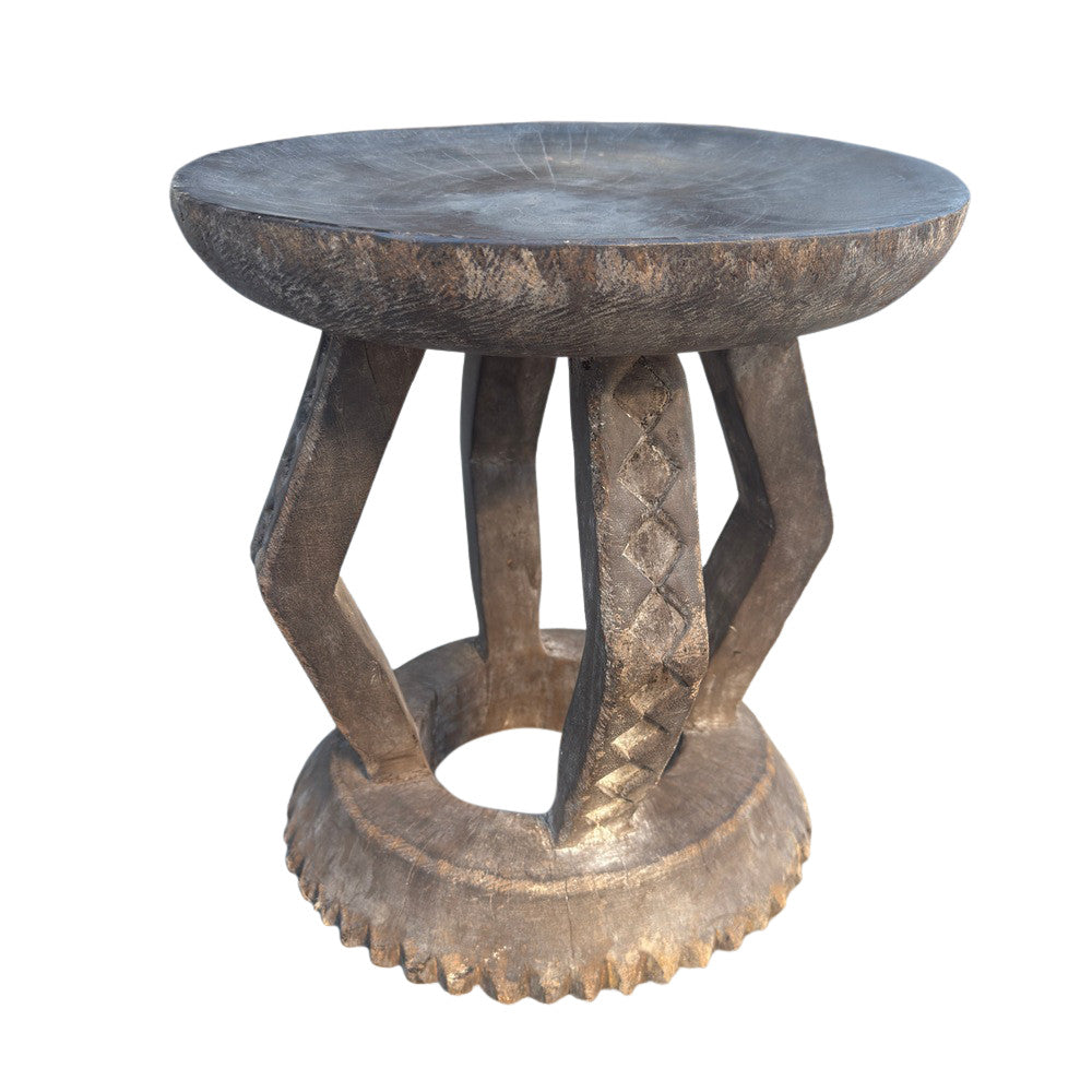 Antique African Wooden Stool - Berbere Imports