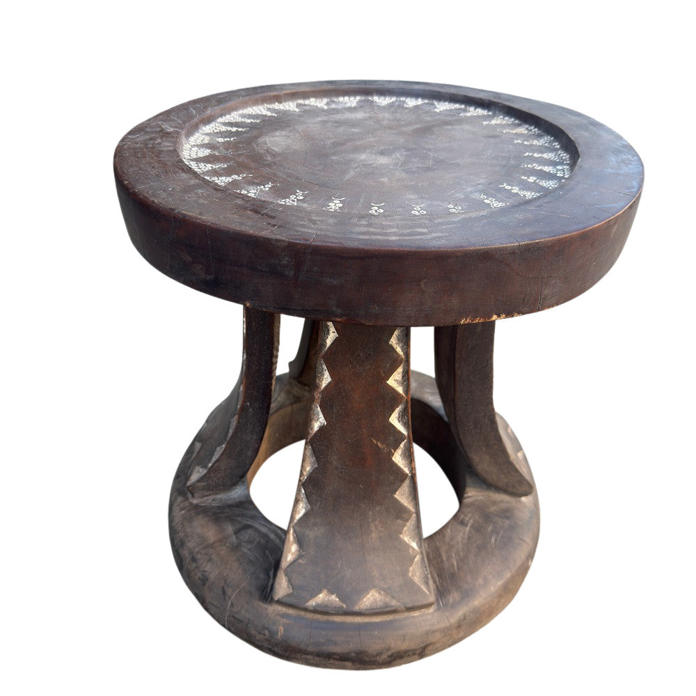 Antique African Wooden Stool - Berbere Imports