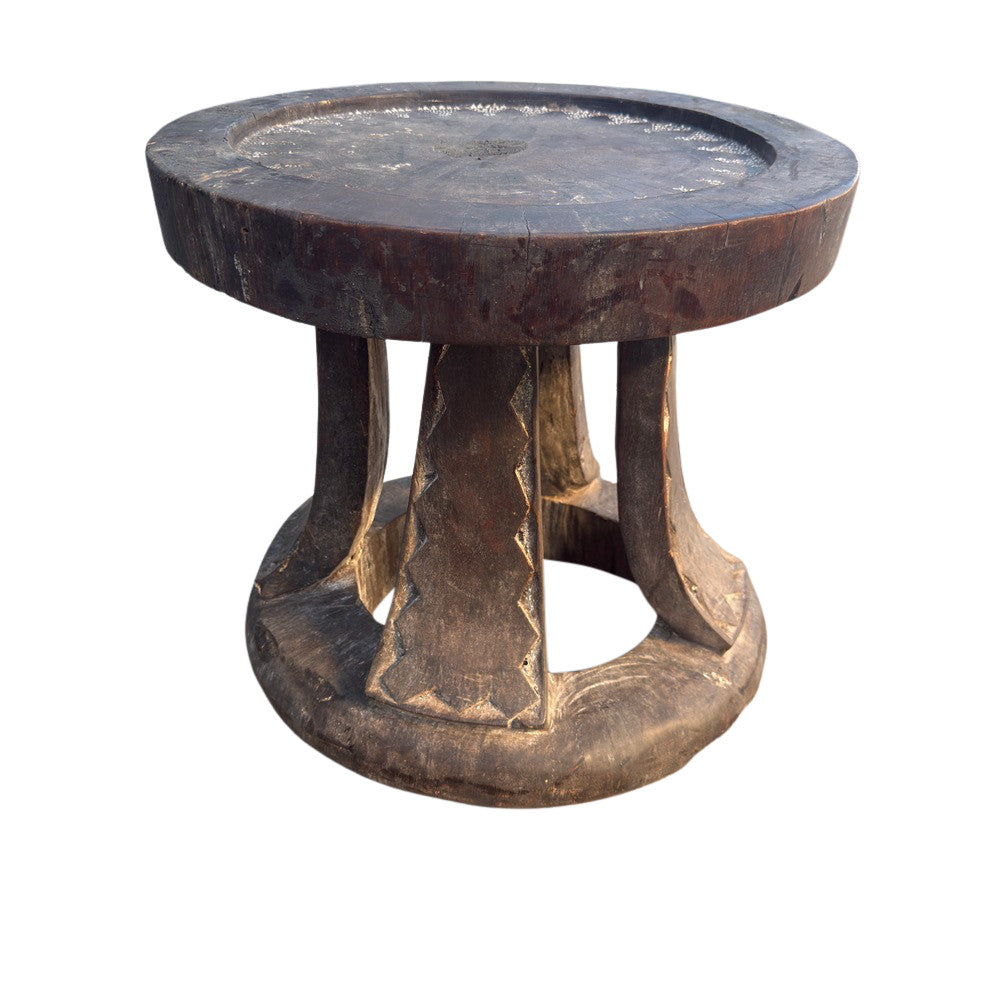 Antique African Wooden Stool - Berbere Imports