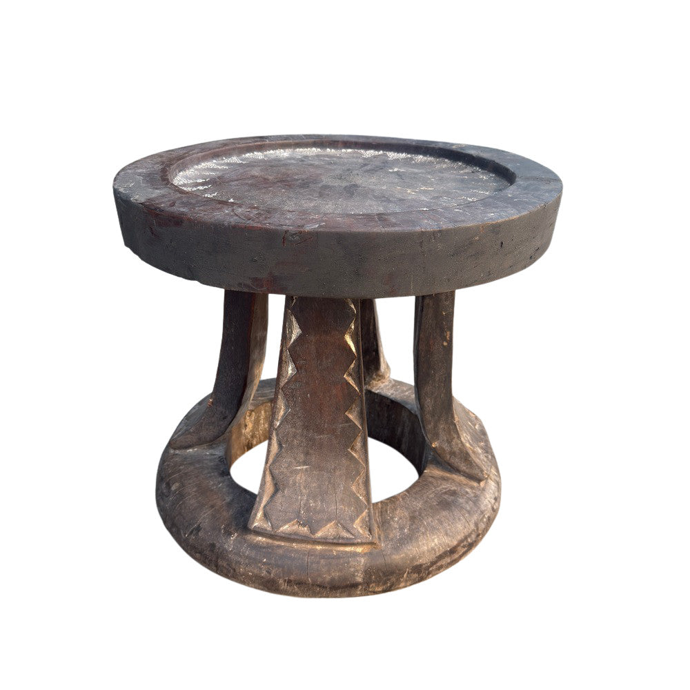 Antique African Wooden Stool - Berbere Imports