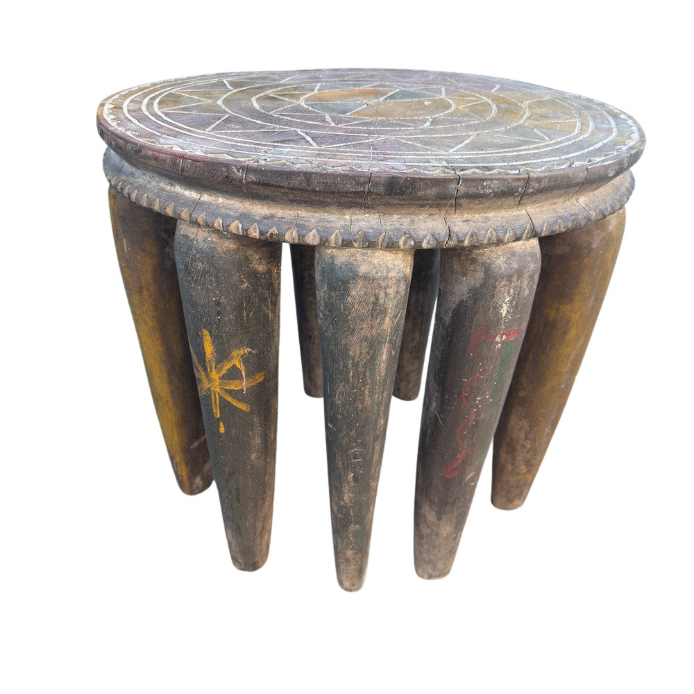 Antique African Wooden Stool - Berbere Imports