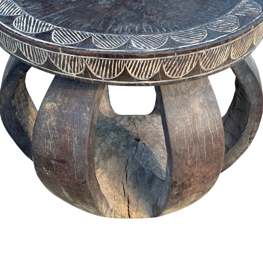 Antique African Wooden Stool - Berbere Imports