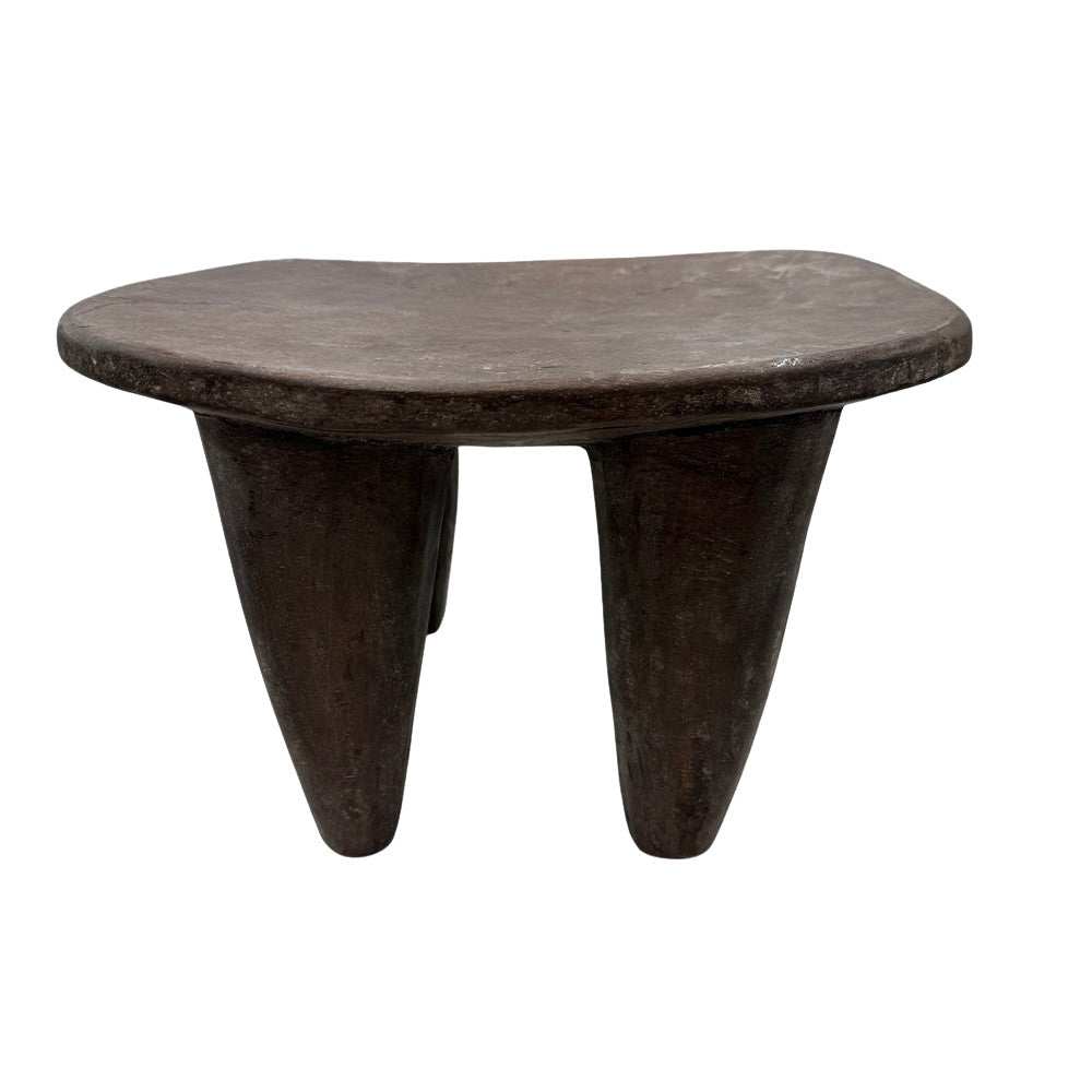Vintage Mini African Wooden Stool - Berbere Imports