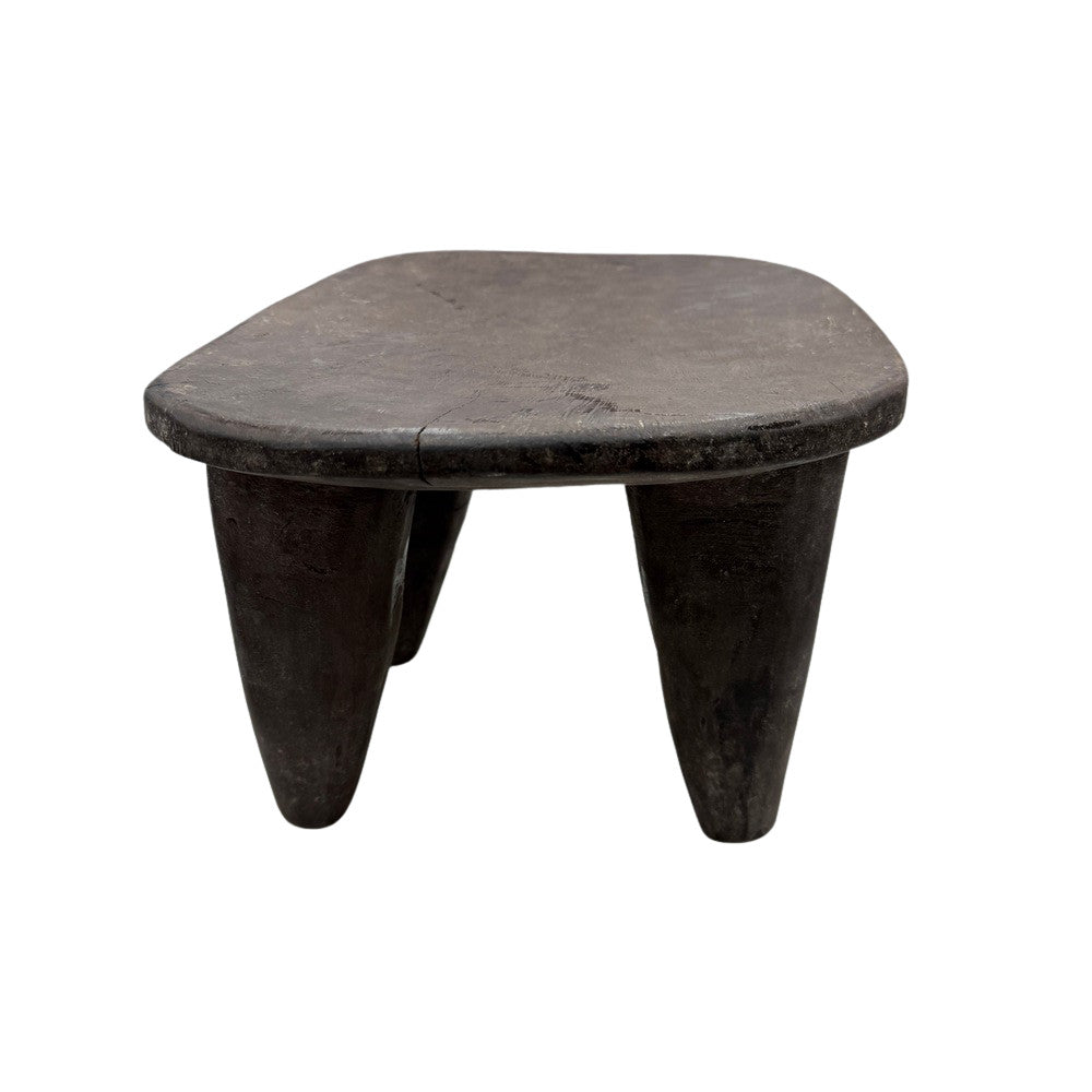 Vintage Mini African Wooden Stool - Berbere Imports