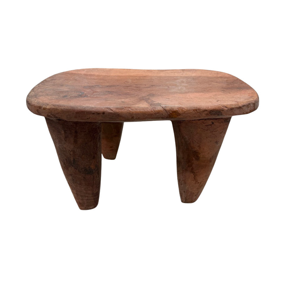 Vintage Mini African Wooden Stool - Berbere Imports
