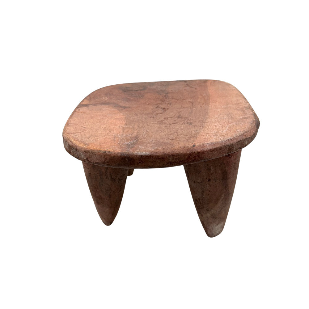 Vintage Mini African Wooden Stool - Berbere Imports