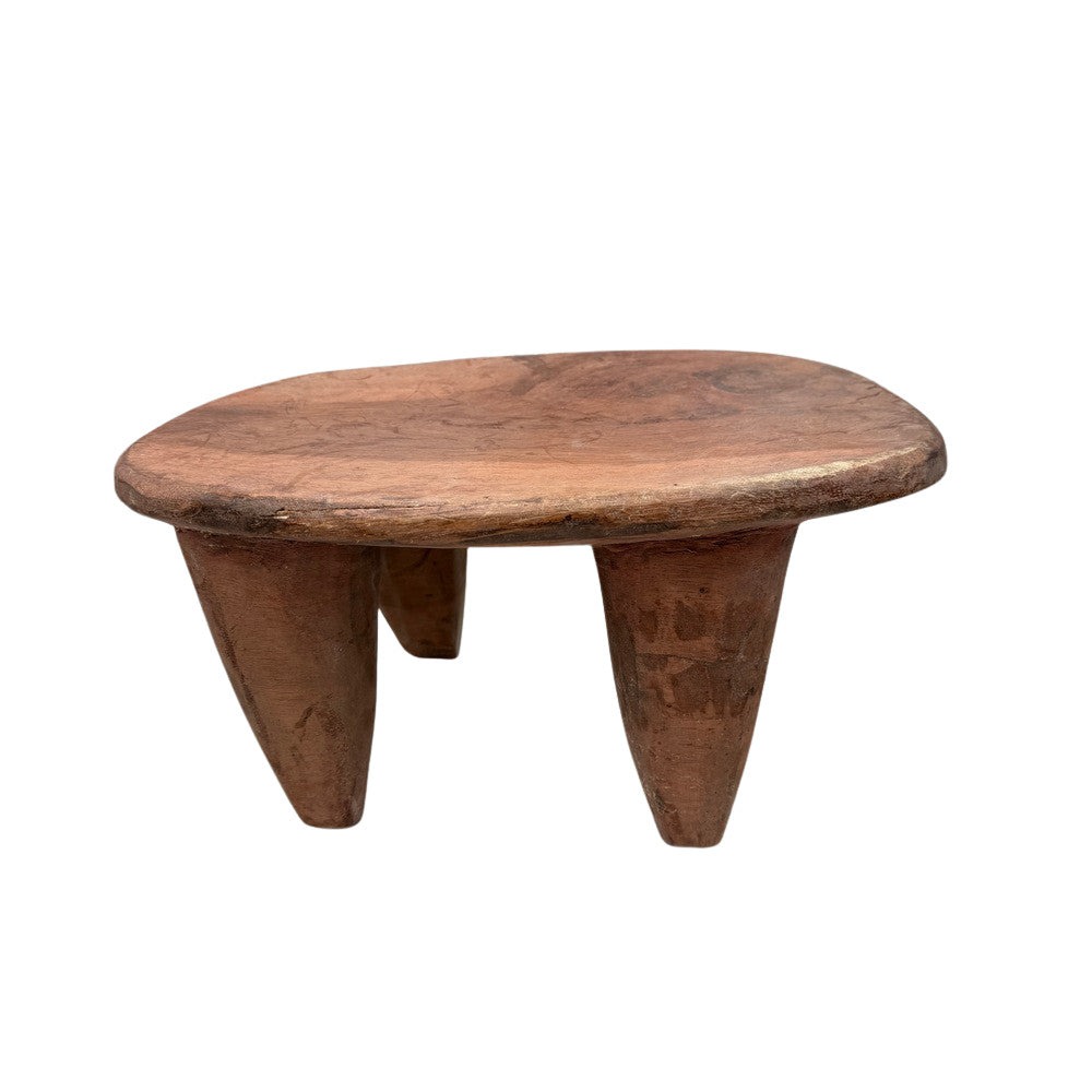 Vintage Mini African Wooden Stool - Berbere Imports