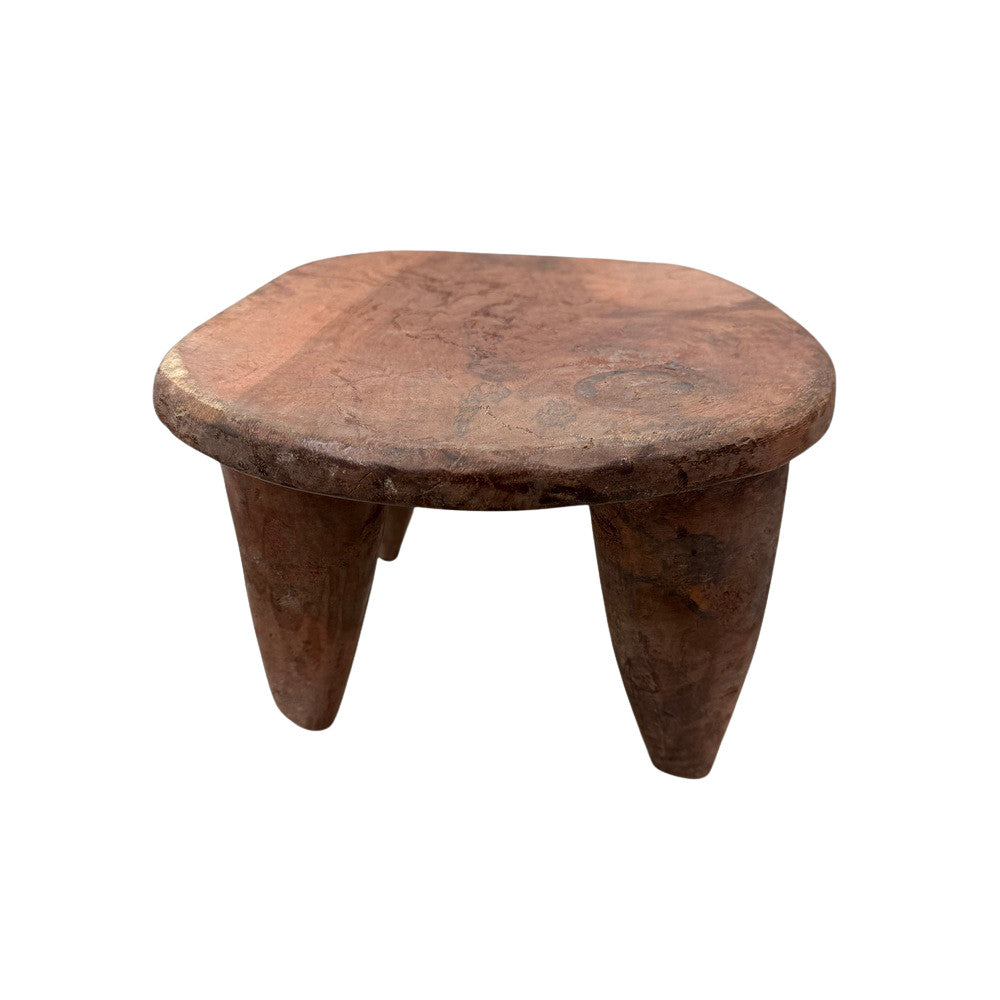 Vintage Mini African Wooden Stool - Berbere Imports