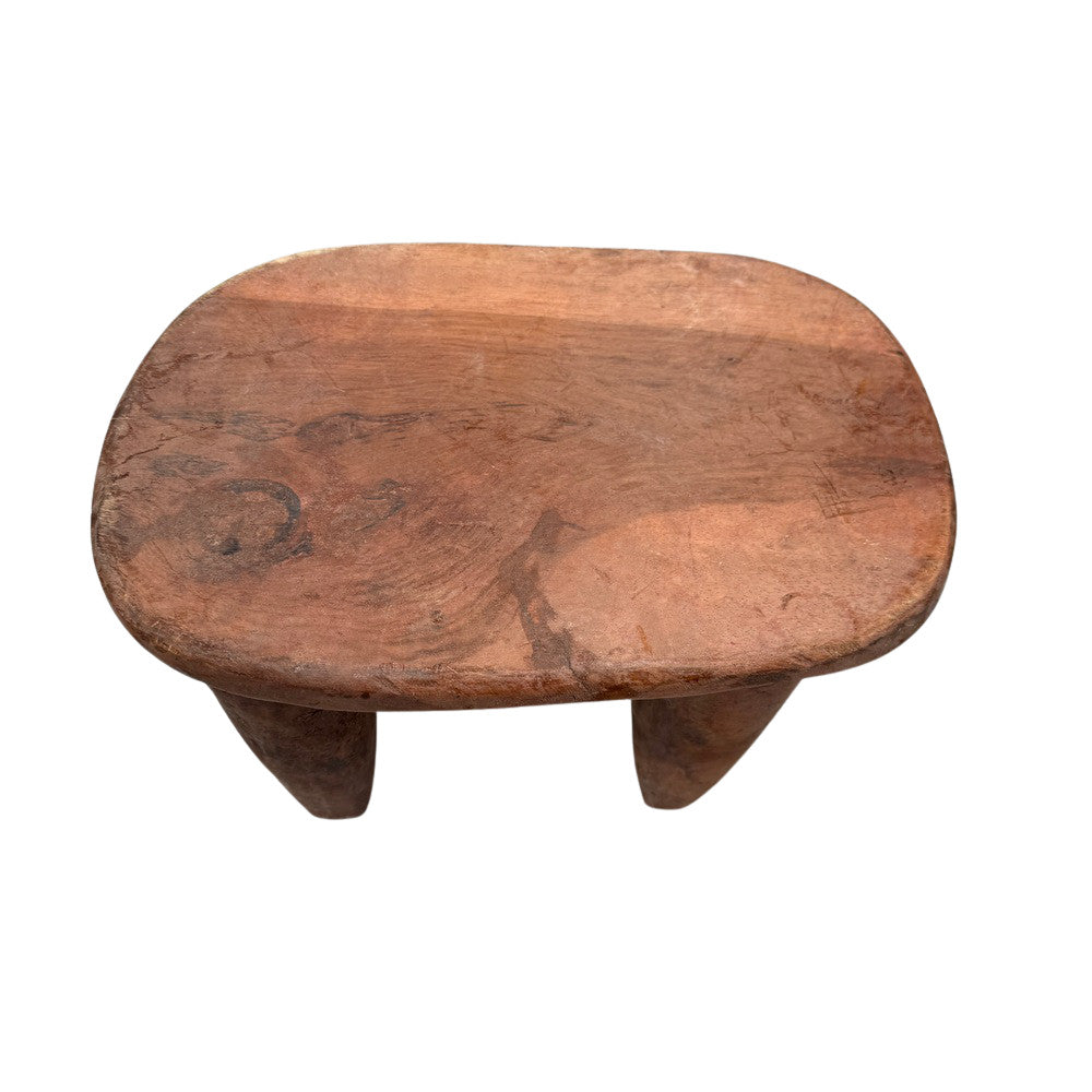 Vintage Mini African Wooden Stool - Berbere Imports
