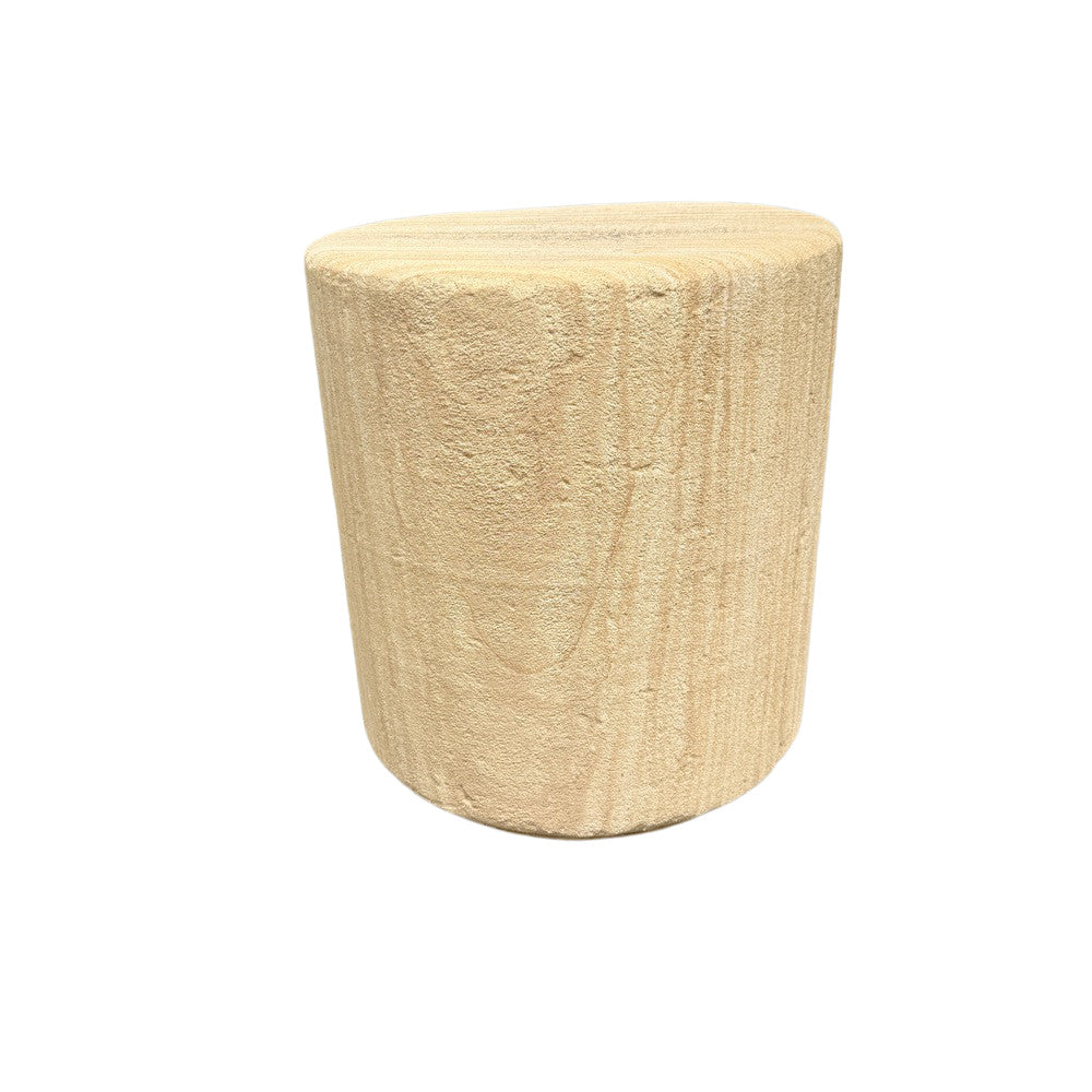 Woodstone Stool - Berbere Imports
